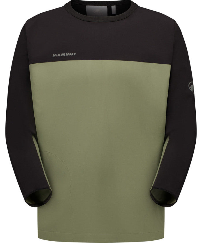 マムート MAMMUT マムート MAMMUT アウトドア COMFORT CREW NECK AF MEN 101102402 （40299 MARSH-BLACK） 40299 MARSH-BLACK