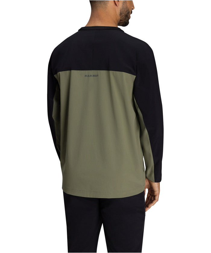 マムート MAMMUT マムート MAMMUT アウトドア COMFORT CREW NECK AF MEN 101102402 （40299 MARSH-BLACK） 40299 MARSH-BLACK