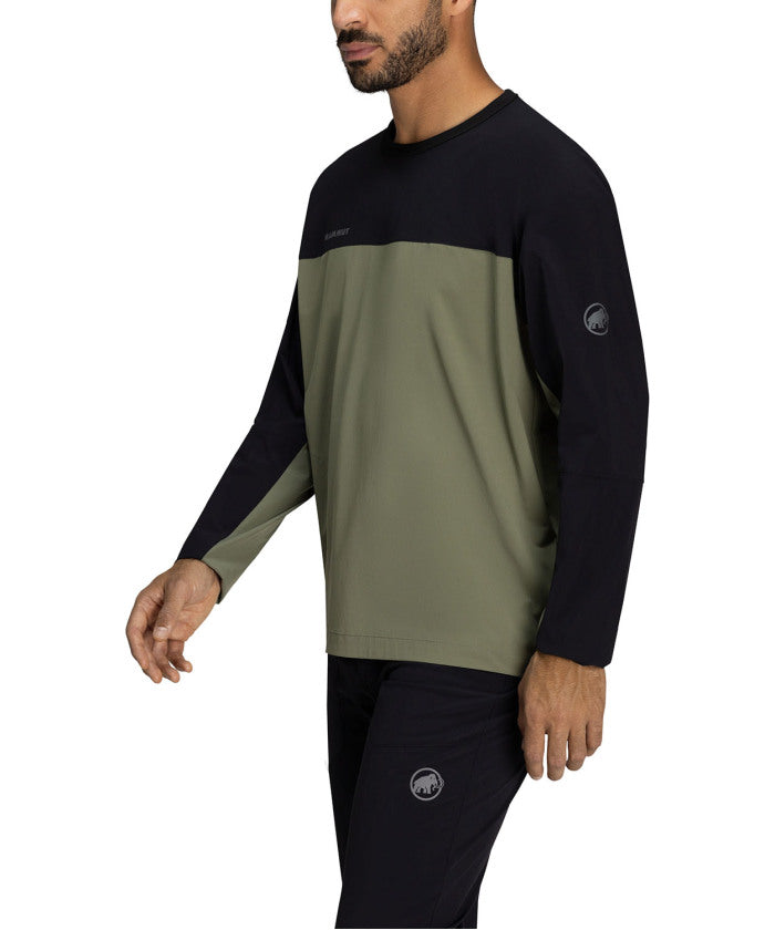 マムート MAMMUT マムート MAMMUT アウトドア COMFORT CREW NECK AF MEN 101102402 （40299 MARSH-BLACK） 40299 MARSH-BLACK
