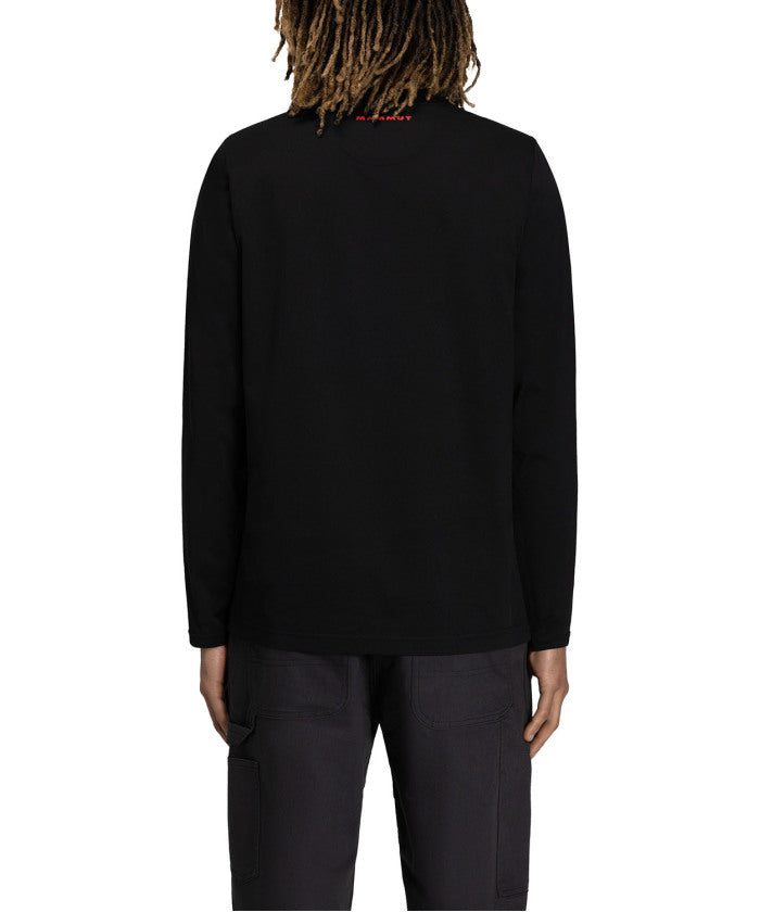 マムート MAMMUT MAMMUT マムート アウトドア QDロゴプリントロングスリーブTシャツ メンズ QD Logo Pr （BK-RD PRT3） BK-RD PRT3