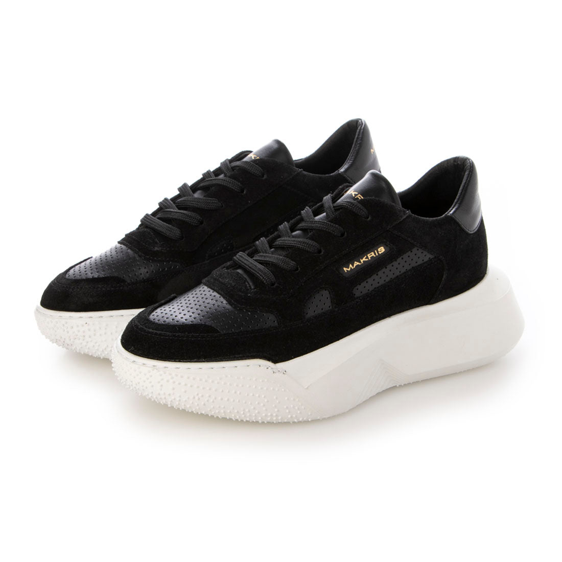 【本革】 マクリス MAKRIS スニーカー （BLK） BLK
