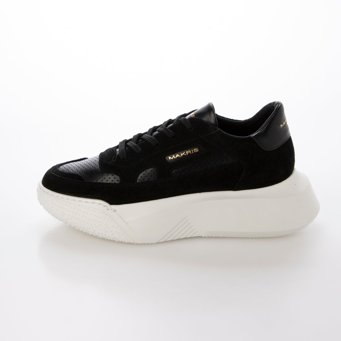 【本革】 マクリス MAKRIS スニーカー （BLK） BLK