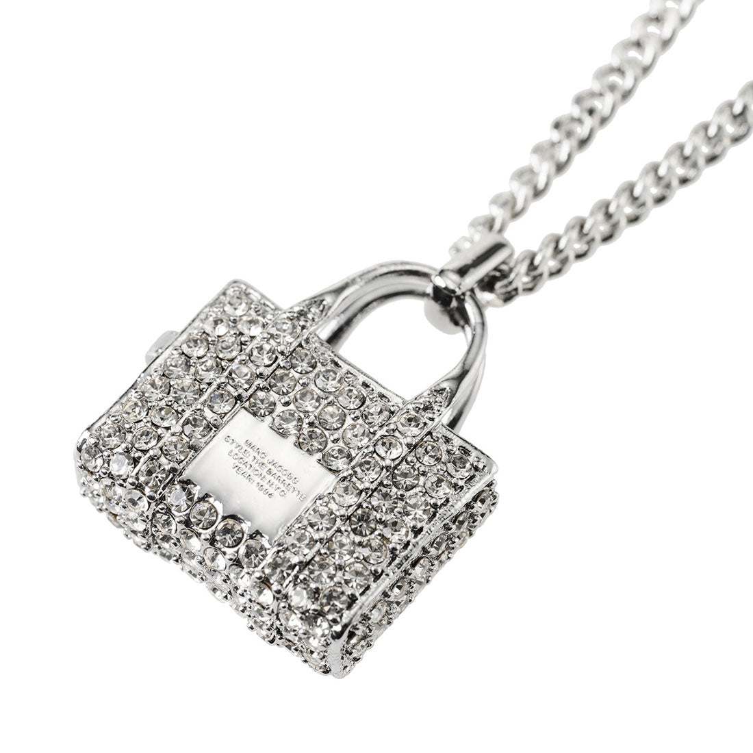 馬克·雅可布 MARC JACOBS 項鍊 鑲嵌托特 NECKLACE 2R3JNC001J80 059 銀色