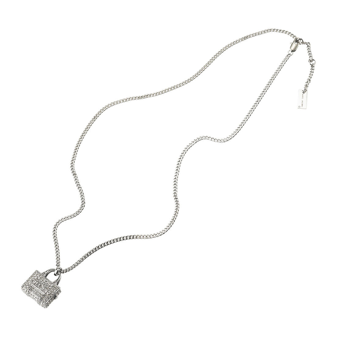 馬克·雅可布 MARC JACOBS 項鍊 鑲嵌托特 NECKLACE 2R3JNC001J80 059 銀色