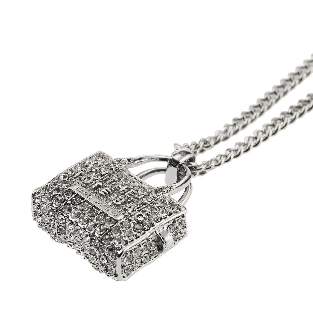 馬克·雅可布 MARC JACOBS 項鍊 鑲嵌托特 NECKLACE 2R3JNC001J80 059 銀色