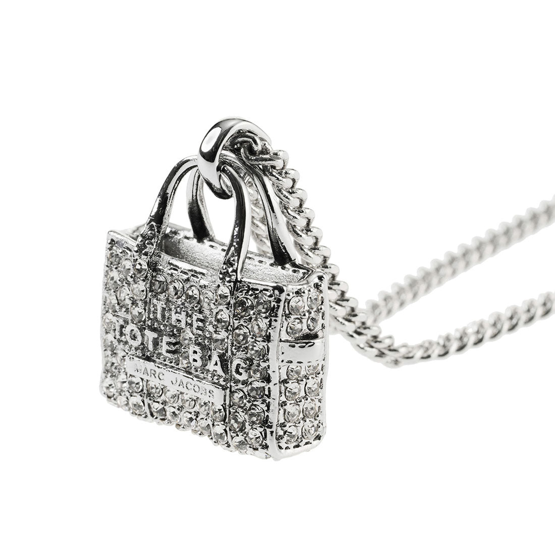 馬克·雅可布 MARC JACOBS 項鍊 鑲嵌托特 NECKLACE 2R3JNC001J80 059 銀色