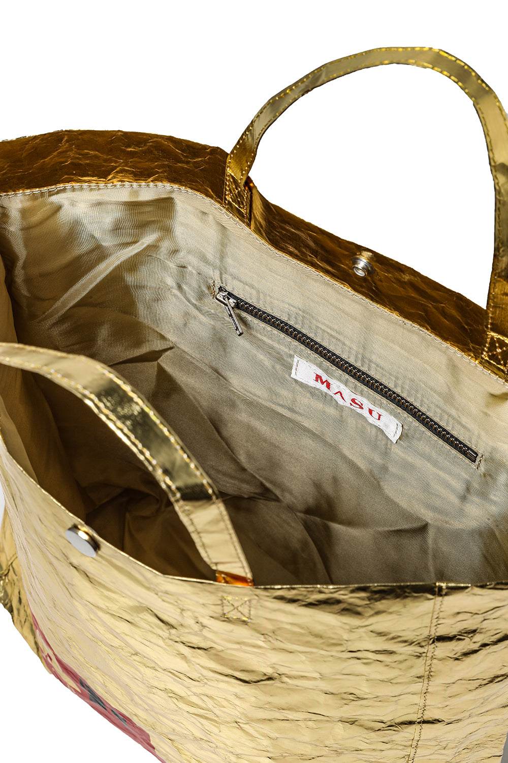 エムエーエスユー MASU MASU X VAN JAC Shopping Bag （Gold） Gold