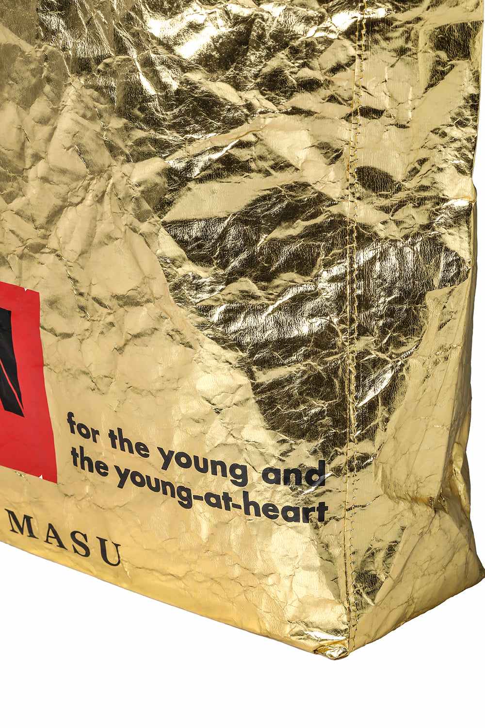 エムエーエスユー MASU MASU X VAN JAC Shopping Bag （Gold） Gold