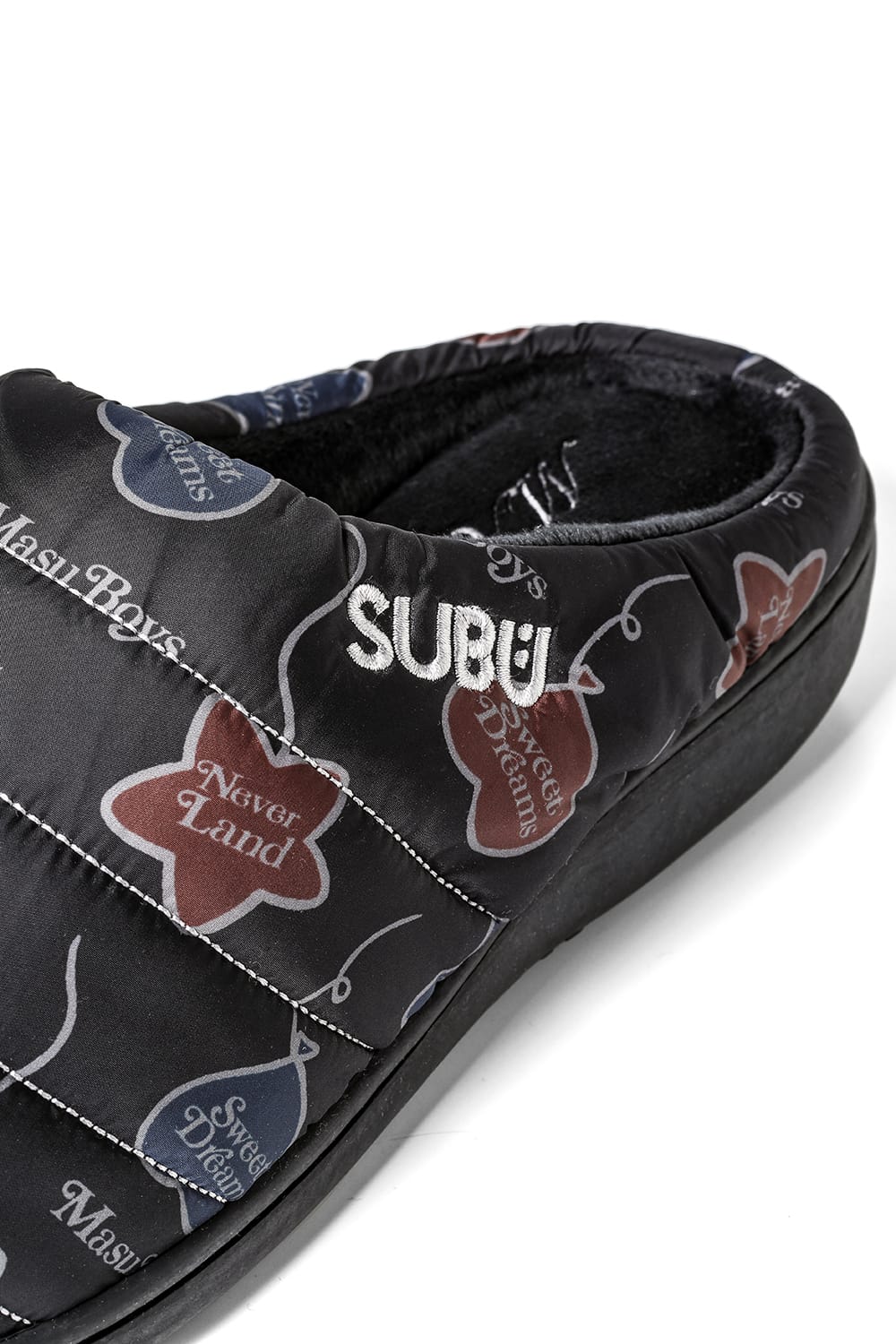 エムエーエスユー MASU Masu X Subu Falling Balloon Sandal Graphic By Verdy （BLACK） BLACK