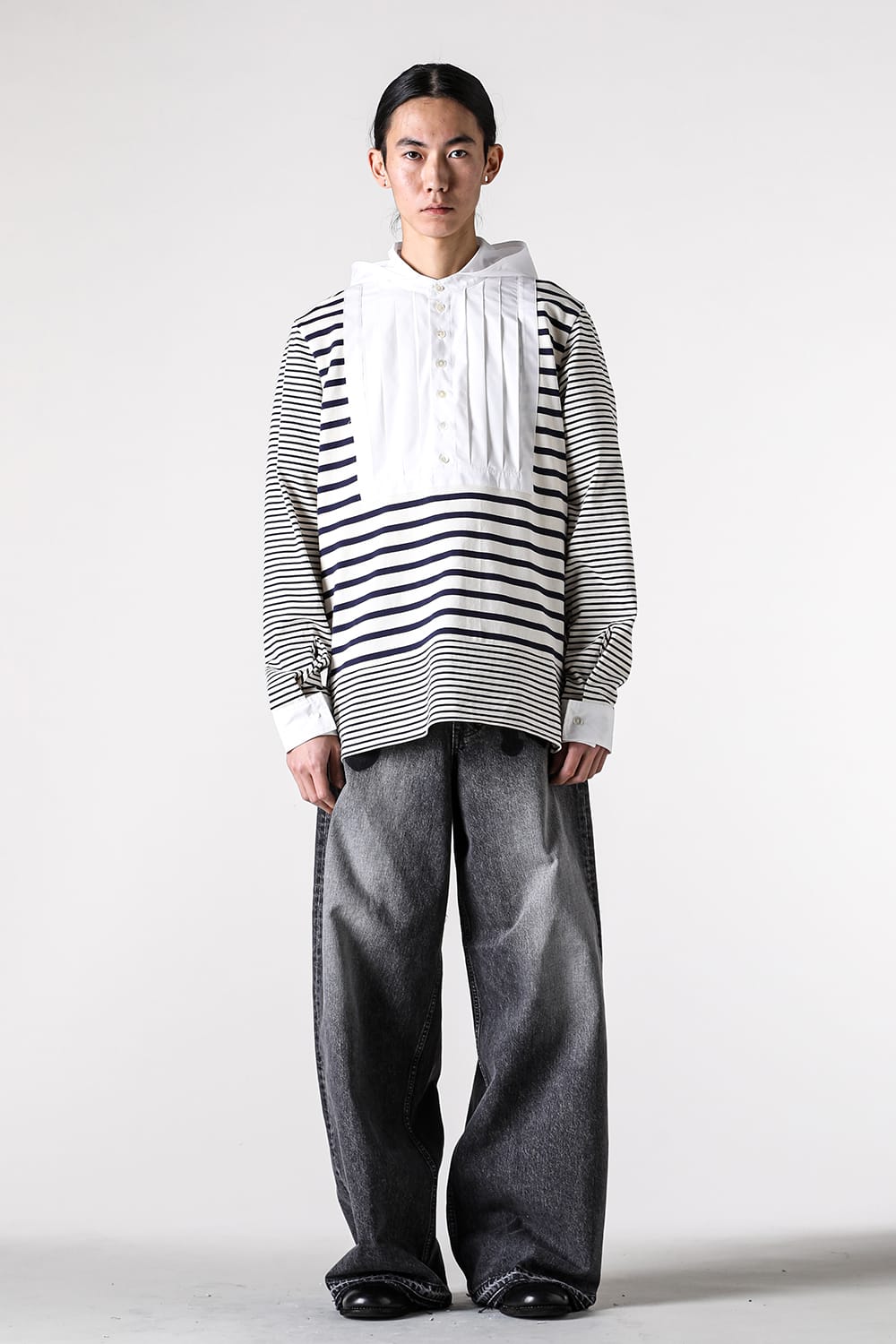 エムエーエスユー MASU Marine Pullover Shirt （Navy） Navy