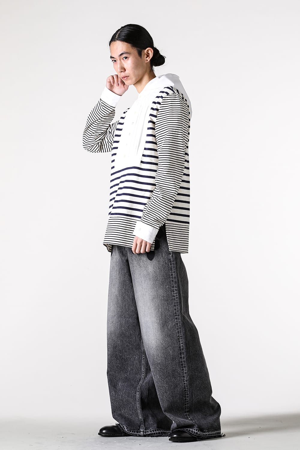エムエーエスユー MASU Marine Pullover Shirt （Navy） Navy