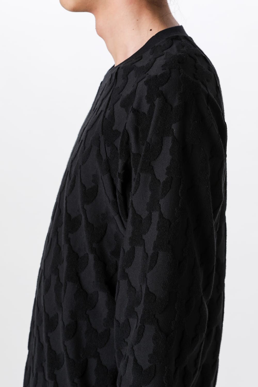 エムエーエスユー MASU Angel Pile Jacquard Sweatshirt （BLACK） BLACK