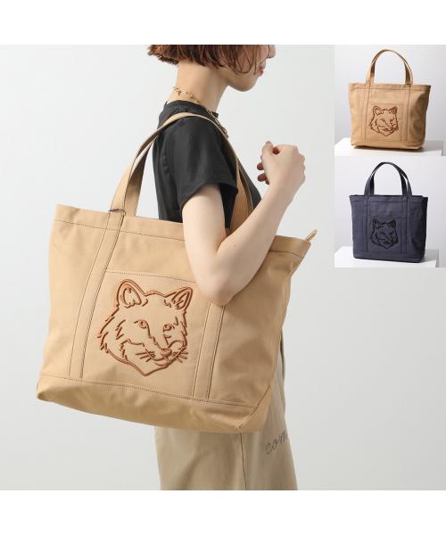 メゾンキツネ MAISON KITSUNE MAISON KITSUNE トートバッグ LW05104WW0107 ラージ （0076/SLATE-GREY） 0076/SLATE-GREY