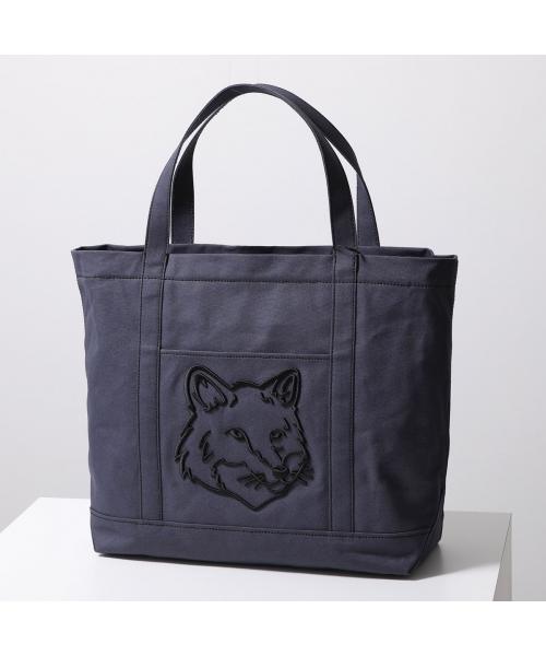 メゾンキツネ MAISON KITSUNE MAISON KITSUNE トートバッグ LW05104WW0107 ラージ （0076/SLATE-GREY） 0076/SLATE-GREY
