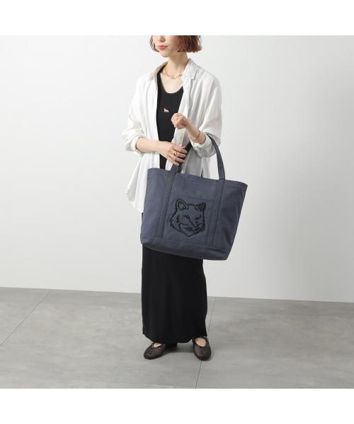 メゾンキツネ MAISON KITSUNE MAISON KITSUNE トートバッグ LW05104WW0107 ラージ （0076/SLATE-GREY） 0076/SLATE-GREY