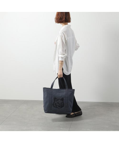 メゾンキツネ MAISON KITSUNE MAISON KITSUNE トートバッグ LW05104WW0107 ラージ （0076/SLATE-GREY） 0076/SLATE-GREY