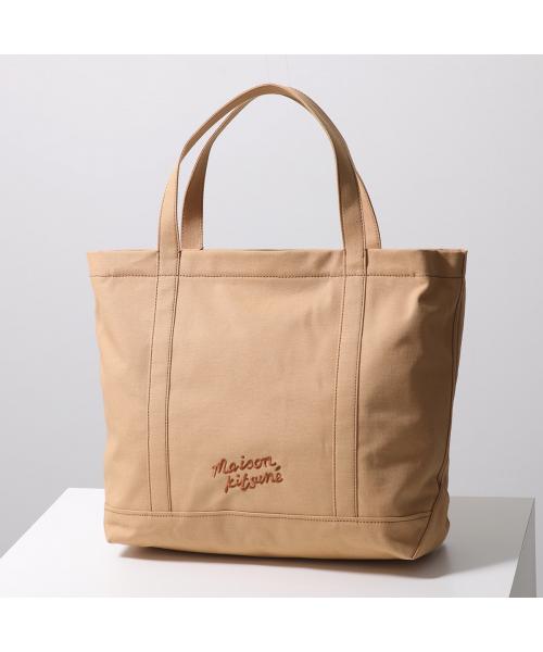 メゾンキツネ MAISON KITSUNE MAISON KITSUNE トートバッグ LW05104WW0107 ラージ （0076/SLATE-GREY） 0076/SLATE-GREY