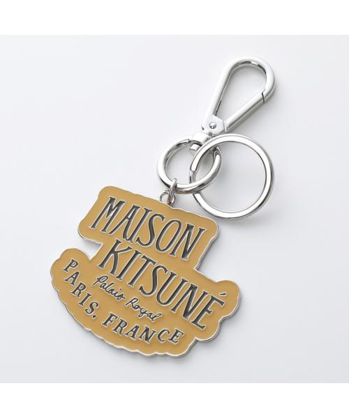 メゾンキツネ MAISON KITSUNE MAISON KITSUNE キーリング PALAIS ROYAL KEYRING LM06901AM1005 （P760/TRENCH/イエロー） P760/TRENCH/イエロー