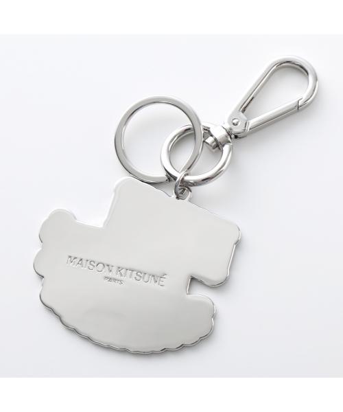 メゾンキツネ MAISON KITSUNE MAISON KITSUNE キーリング PALAIS ROYAL KEYRING LM06901AM1005 （P760/TRENCH/イエロー） P760/TRENCH/イエロー