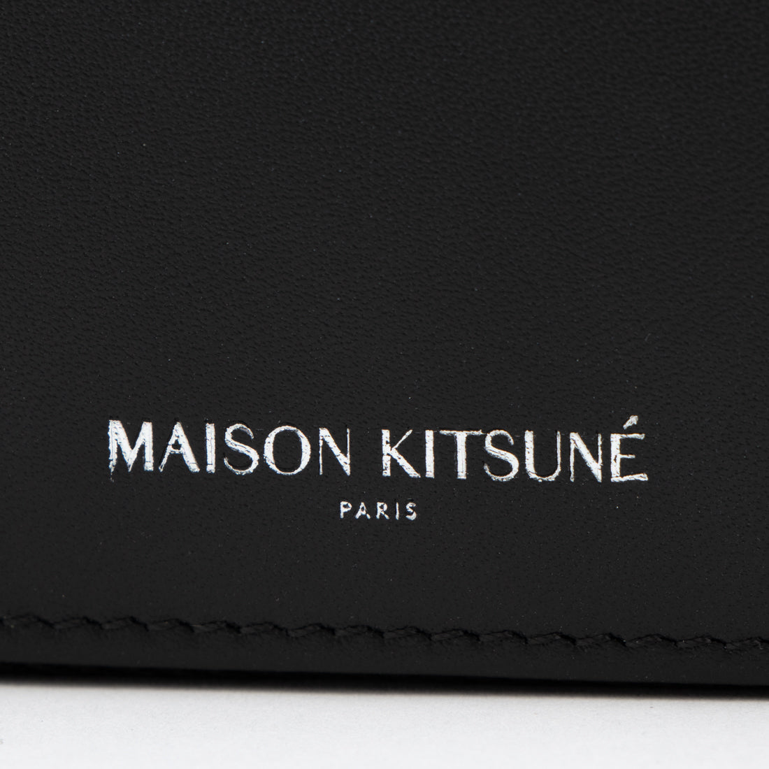 メゾンキツネ MAISON KITSUNE MAISON KITSUNE WALLET （BLACK） BLACK