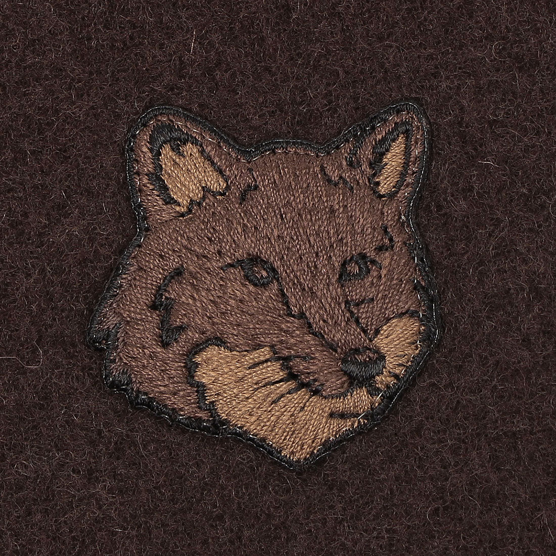 Maison Kitsuné MAISON KITSUNÉ Scarf Fox Head Double Face Wine Red Men's Women's MAISON KITSUNÉ NM06201 WA0018 P296