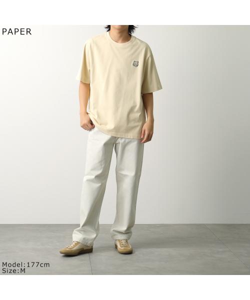 メゾンキツネ MAISON KITSUNE MAISON KITSUNE Tシャツ LM00107KJ0119 半袖 カットソー （Sundown-Red/ボルドー） Sundown-Red/ボルドー