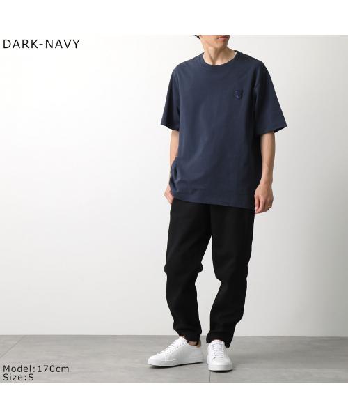 メゾンキツネ MAISON KITSUNE MAISON KITSUNE Tシャツ LM00107KJ0119 半袖 カットソー （Sundown-Red/ボルドー） Sundown-Red/ボルドー