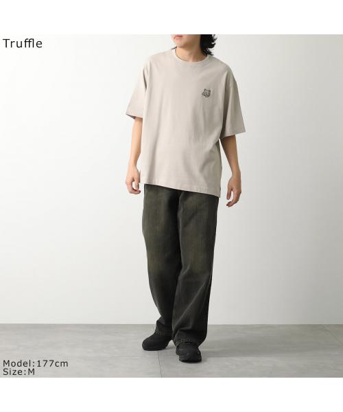 メゾンキツネ MAISON KITSUNE MAISON KITSUNE Tシャツ LM00107KJ0119 半袖 カットソー （Sundown-Red/ボルドー） Sundown-Red/ボルドー