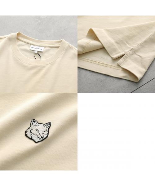 メゾンキツネ MAISON KITSUNE MAISON KITSUNE Tシャツ LM00107KJ0119 半袖 カットソー （Sundown-Red/ボルドー） Sundown-Red/ボルドー