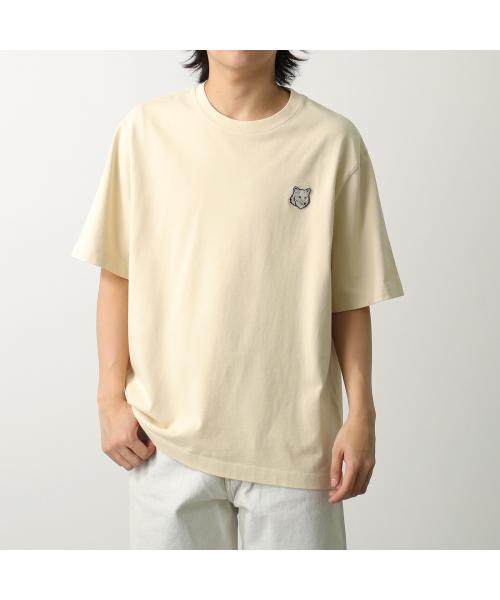 メゾンキツネ MAISON KITSUNE MAISON KITSUNE Tシャツ LM00107KJ0119 半袖 カットソー （Sundown-Red/ボルドー） Sundown-Red/ボルドー