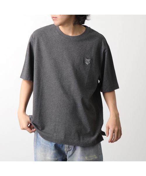 メゾンキツネ MAISON KITSUNE MAISON KITSUNE Tシャツ LM00107KJ0119 半袖 カットソー （Sundown-Red/ボルドー） Sundown-Red/ボルドー