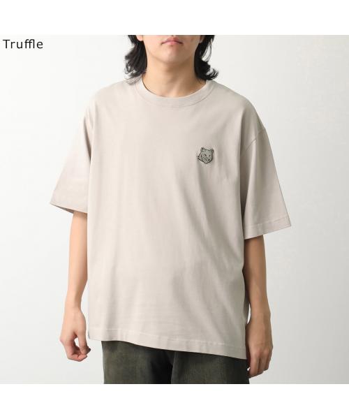 メゾンキツネ MAISON KITSUNE MAISON KITSUNE Tシャツ LM00107KJ0119 半袖 カットソー （Sundown-Red/ボルドー） Sundown-Red/ボルドー