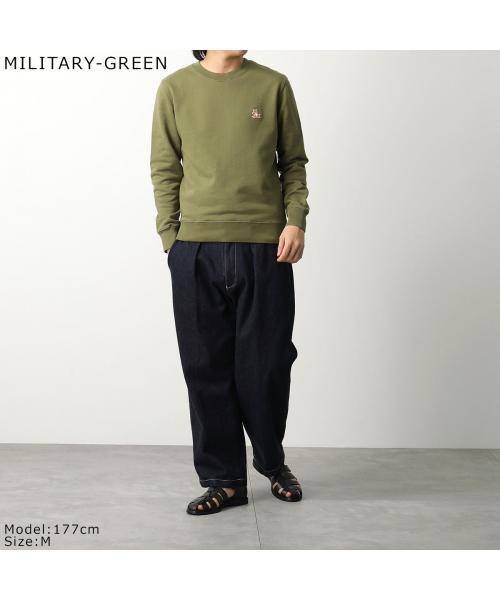 MAISON KITSUNÉ オリーブ トレーナー M Maison Kitsuné MAISON KITSUNÉ Trainer LM00303KM0001 Sweat