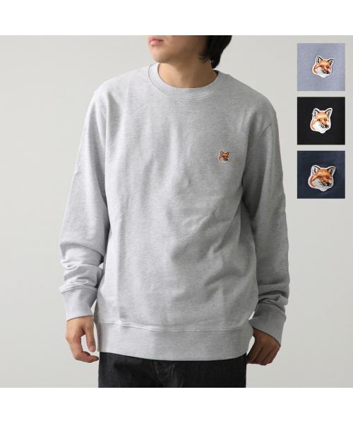 メゾンキツネ MAISON KITSUNE MAISON KITSUNE トレーナー LM00301KM0001 FOX HEAD PATCH （P154/MOONLIGHT-BLUE/ブルー） P154/MOONLIGHT-BLUE/ブルー