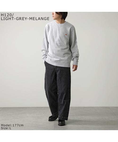 メゾンキツネ MAISON KITSUNE MAISON KITSUNE トレーナー LM00301KM0001 FOX HEAD PATCH （P154/MOONLIGHT-BLUE/ブルー） P154/MOONLIGHT-BLUE/ブルー