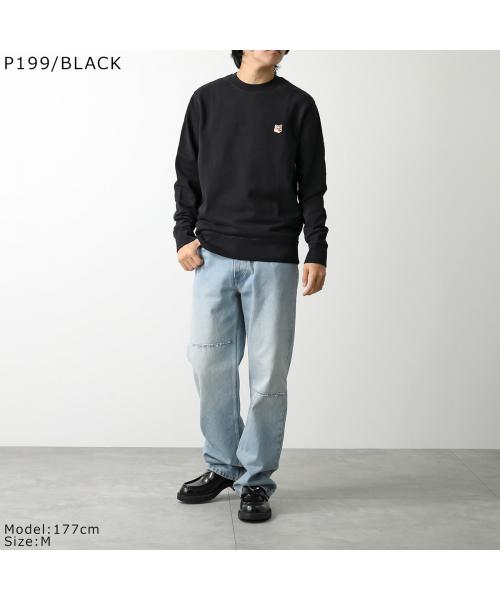 メゾンキツネ MAISON KITSUNE MAISON KITSUNE トレーナー LM00301KM0001 FOX HEAD PATCH （P154/MOONLIGHT-BLUE/ブルー） P154/MOONLIGHT-BLUE/ブルー