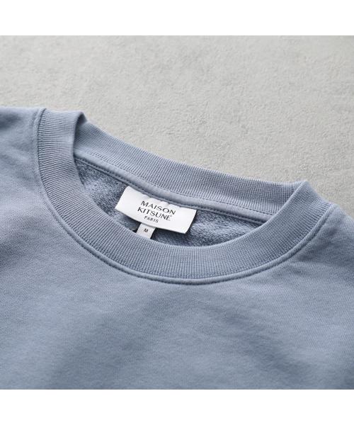 メゾンキツネ MAISON KITSUNE MAISON KITSUNE トレーナー LM00301KM0001 FOX HEAD PATCH （P154/MOONLIGHT-BLUE/ブルー） P154/MOONLIGHT-BLUE/ブルー