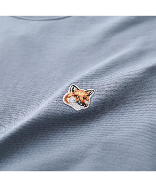メゾンキツネ MAISON KITSUNE MAISON KITSUNE トレーナー LM00301KM0001 FOX HEAD PATCH （P154/MOONLIGHT-BLUE/ブルー） P154/MOONLIGHT-BLUE/ブルー