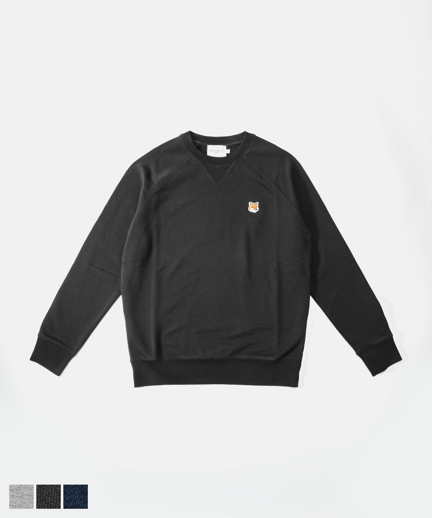 メゾンキツネ MAISON KITSUNE AM00303KM0001 スウェット メンズ フォックスヘッド パッチ クラシック トレーナー FOX HEAD PATCH CLASSIC （ネイビー） ネイビー