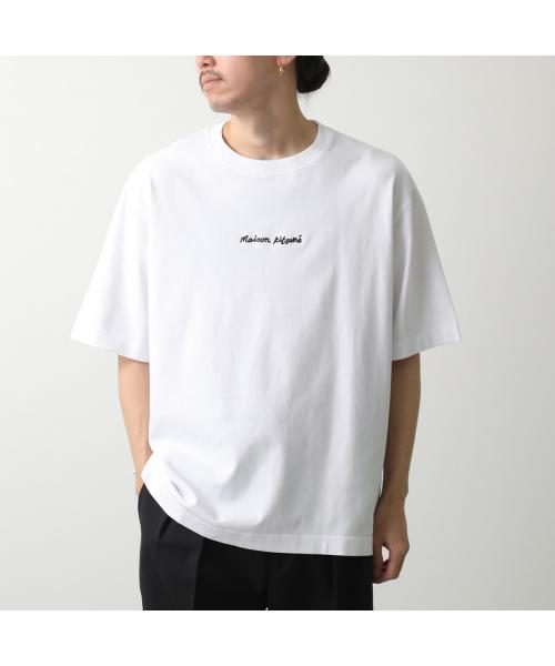 メゾンキツネ MAISON KITSUNE MAISON KITSUNE Tシャツ OM00122 KJ0119 半袖 カットソー （P100/White-ホワイト） P100/White-ホワイト