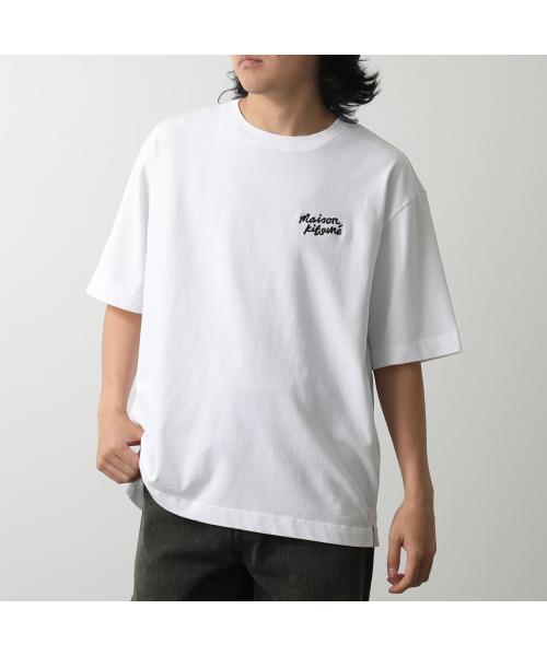 メゾンキツネ MAISON KITSUNE MAISON KITSUNE 半袖 Tシャツ OM00123 KJ0119  オーバーサイズ （M186/ホワイト） M186/ホワイト