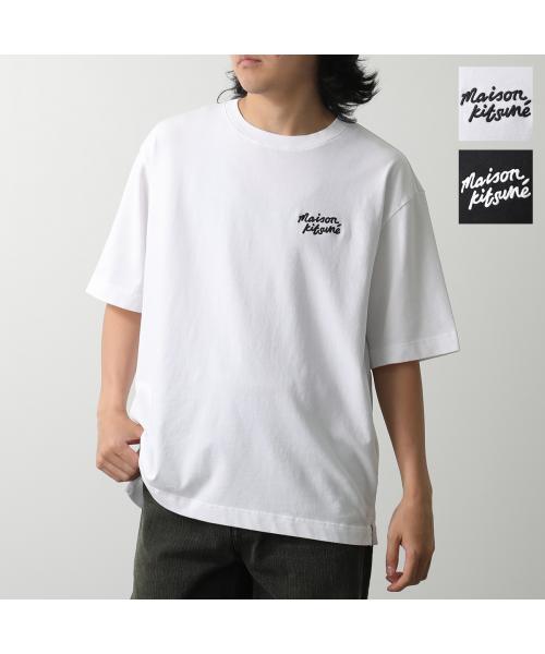 メゾンキツネ MAISON KITSUNE MAISON KITSUNE 半袖 Tシャツ OM00123 KJ0119  オーバーサイズ （M186/ホワイト） M186/ホワイト
