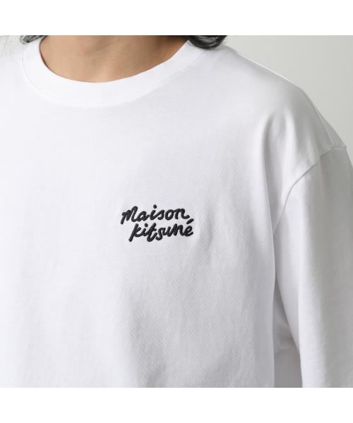 メゾンキツネ MAISON KITSUNE MAISON KITSUNE 半袖 Tシャツ OM00123 KJ0119  オーバーサイズ （M186/ホワイト） M186/ホワイト