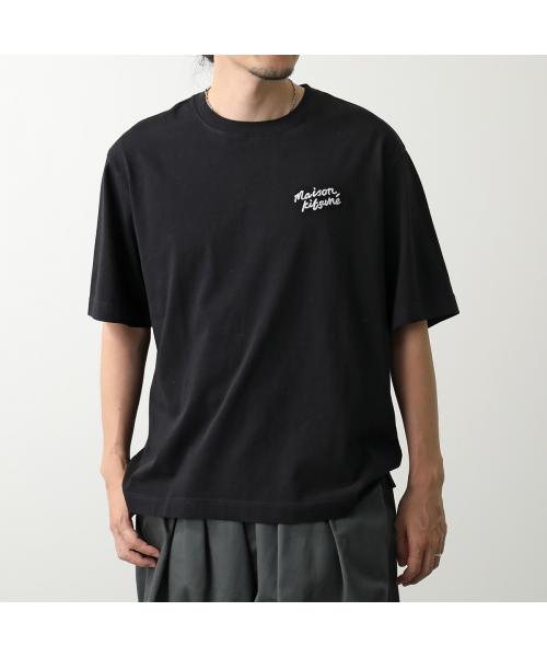 メゾンキツネ MAISON KITSUNE MAISON KITSUNE 半袖 Tシャツ OM00123 KJ0119  オーバーサイズ （M186/ホワイト） M186/ホワイト