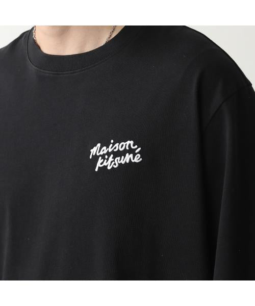 メゾンキツネ MAISON KITSUNE MAISON KITSUNE 半袖 Tシャツ OM00123 KJ0119  オーバーサイズ （M186/ホワイト） M186/ホワイト