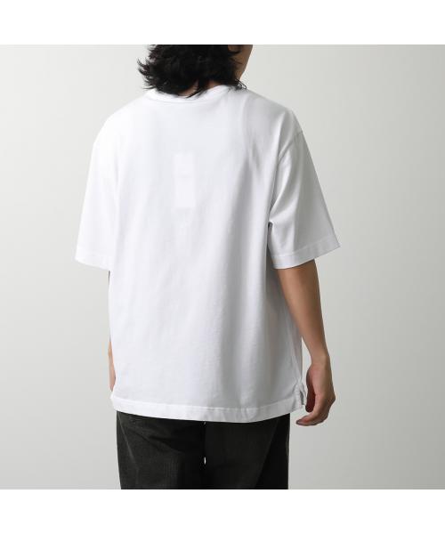 メゾンキツネ MAISON KITSUNE MAISON KITSUNE 半袖 Tシャツ OM00123 KJ0119  オーバーサイズ （M186/ホワイト） M186/ホワイト