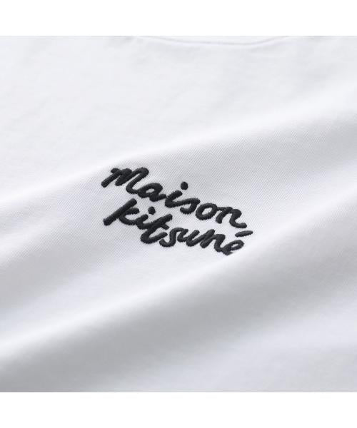 メゾンキツネ MAISON KITSUNE MAISON KITSUNE 半袖 Tシャツ OM00123 KJ0119  オーバーサイズ （M186/ホワイト） M186/ホワイト