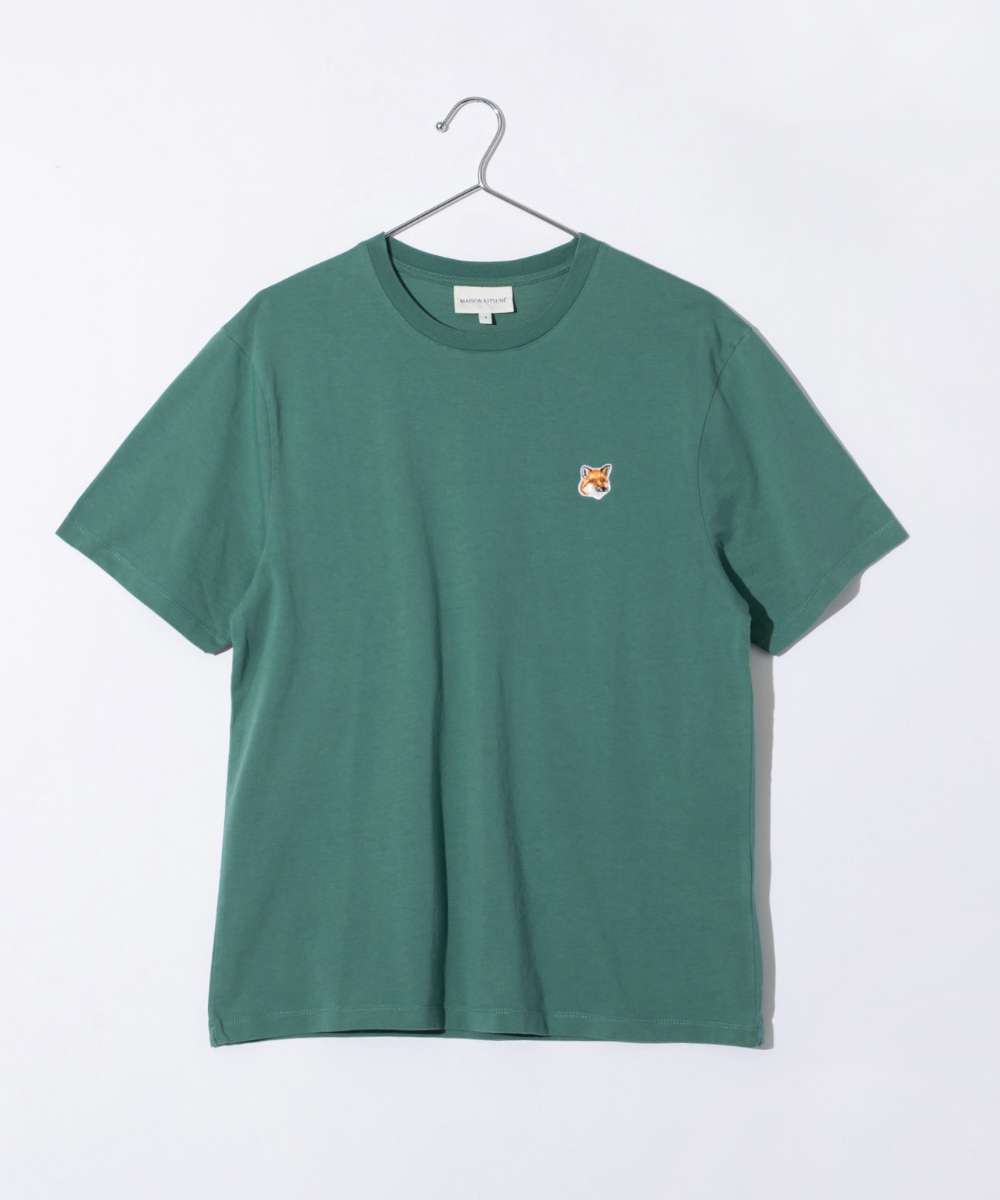 MAISON KITSUNE T-shirt LM00104KJ0008 FOX HEAD PATCH REGULAR TEE SHIRT