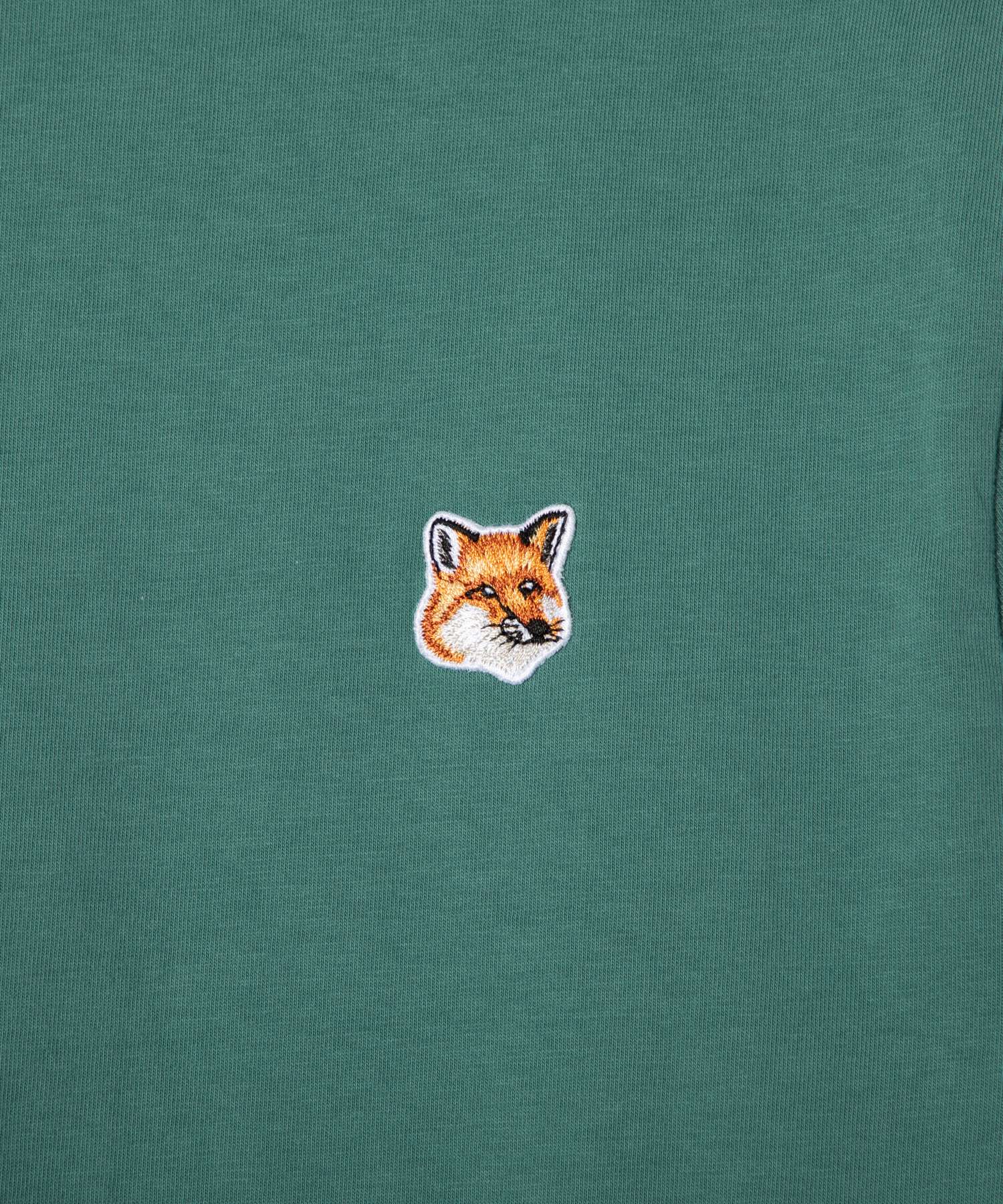MAISON KITSUNE T-shirt LM00104KJ0008 FOX HEAD PATCH REGULAR TEE SHIRT