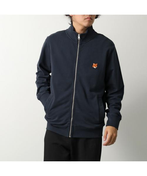 メゾンキツネ MAISON KITSUNE MAISON KITSUNE トレーナー PM02134 KM0340 ジップアップ （0413/ClassicNavy） 0413/ClassicNavy